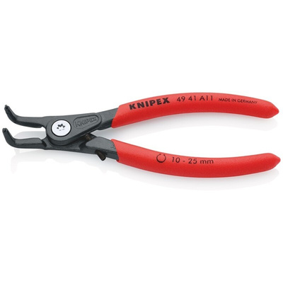 Knipex Circlip Pliers, 130 mm Overall, Angled Tip