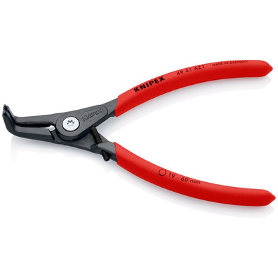 Knipex Circlip Pliers, 165 mm Overall, Angled Tip