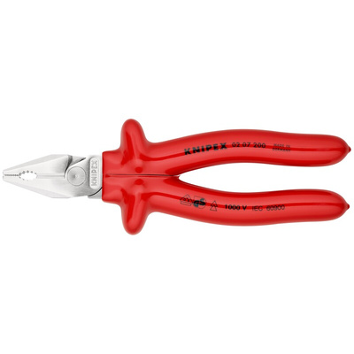 Knipex Combination Pliers, 205 mm Overall, VDE/1000V
