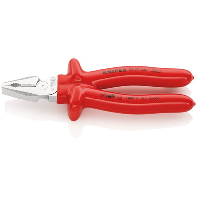 Knipex Combination Pliers, 205 mm Overall, VDE/1000V