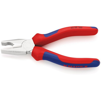 Knipex Combination Pliers, 170 mm Overall, Straight Tip