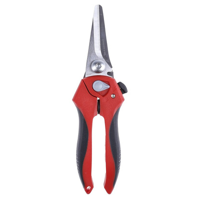 RS PRO 205 mm Straight Tin Snips for 2.5mm Soft Wire, Cardboard, Cord, Dowel Rods, Rope, Wire, Wood Sticks