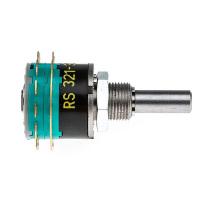 NSF GX non short, 6 Position DP6T Rotary Switch, 250 mA @ 60 V, Solder
