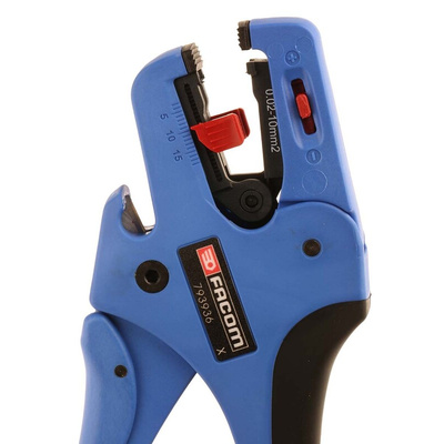 Facom SWINGO Series Wire Stripper, 0.02 mm² Min, 10 mm² Max