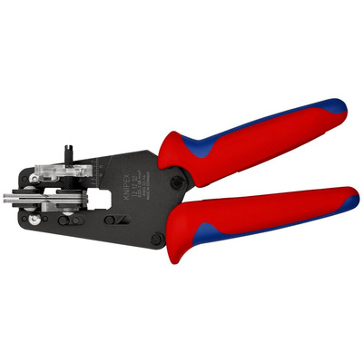 Knipex 12 12 02 Series Precision Insulation Stripper, 0.03mm Min, 2.08mm Max, 195 mm Overall