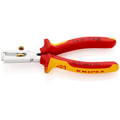 Knipex 11 06 160 Series Wire Stripper, 0 mm² Min, 10 mm² Max, 160 mm Overall