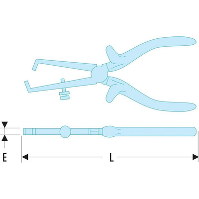 Facom 194 VDE Series Wire Stripper, 2.5mm Max, 170 mm Overall