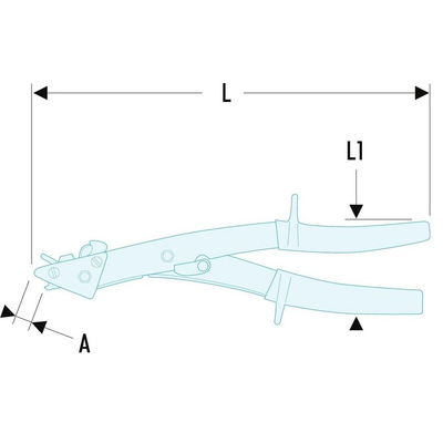 Facom 260 mm Nibbler for Steel