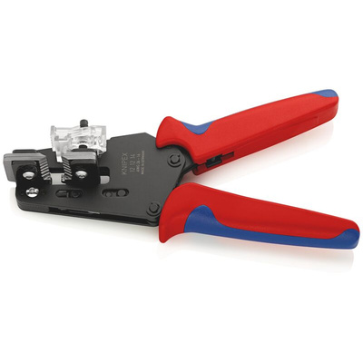Knipex Precision stripper, 0.4mm Min, 14AWG Max, 195 mm Overall