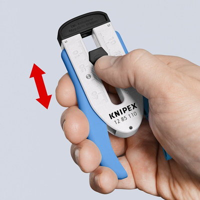 Knipex 12 Series Wire Stripper, 5mm Min, 45mm Max, 190 mm Overall