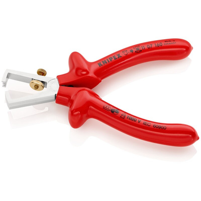 Knipex 11 07 160 Series Universal stripping pliers, 0.1 mm² Min, 10 mm² Max, 160 mm Overall
