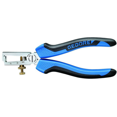 Gedore 8098-160 JC Series Wire Stripper, 0.8mm Min, 6.0mm Max, 160 mm Overall