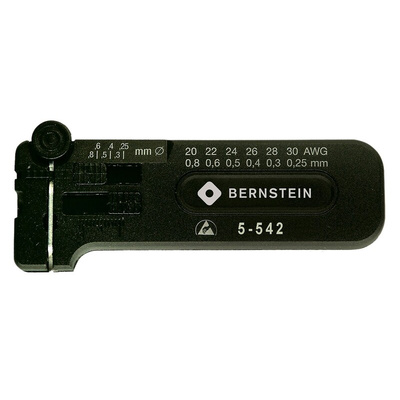 Bernstein Wire Stripper, 0.25mm Min, 0.8mm Max