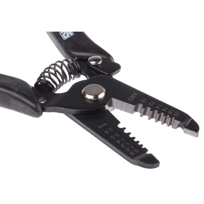 RS PRO Wire Stripper, 0.8mm Min, 2.6mm Max, 6 in Overall