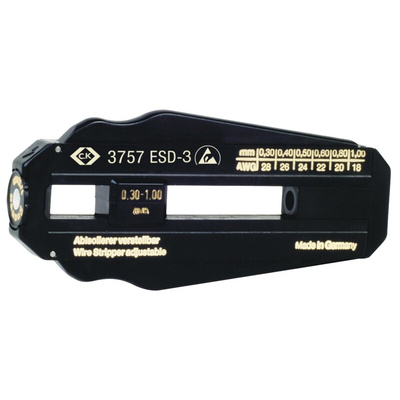 CK Wire Stripper, 0.3mm Min, 1mm Max, 98 mm Overall