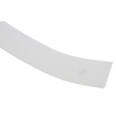 Tesa White PVC 15m Hazard Tape, 25mm x