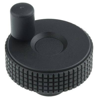 Elesa Black Technopolymer Hand Wheel 34498-C9, 50mm