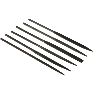 RS PRO 160mm, Second Cut Needle File Set