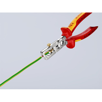 Knipex 13 66 Series Cable cutters and wire strippers, 0.1 mm² Min, 10 mm² Max, 180 mm Overall