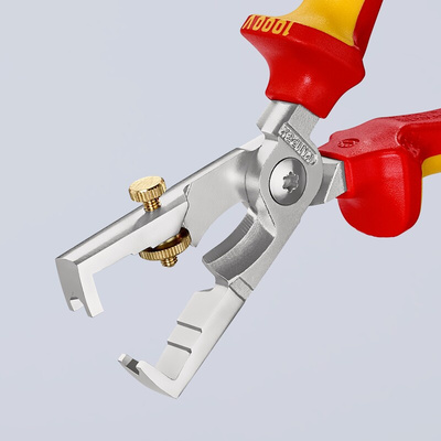 Knipex 13 66 Series Cable cutters and wire strippers, 0.1 mm² Min, 10 mm² Max, 180 mm Overall