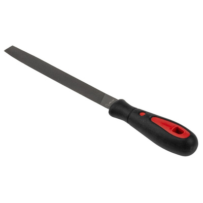RS PRO 150mm, Second Cut, Half Round Engineers File With Soft-Grip Handle