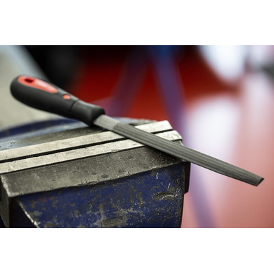 RS PRO 150mm, Second Cut, Half Round Engineers File With Soft-Grip Handle