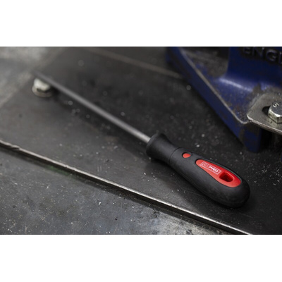 RS PRO 150mm, Second Cut, Round Engineers File With Soft-Grip Handle
