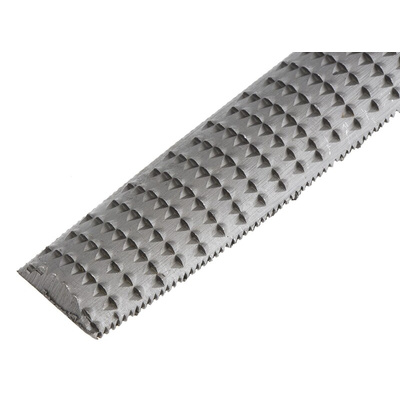 RS PRO 200mm, Bastard, Rasp Cut, Half Round Engineers File With Soft-Grip Handle