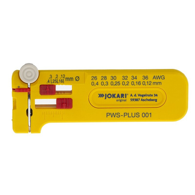Jokari PWS-PLUS Series Wire Stripper, 0.12mm Min, 0.4mm Max