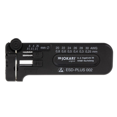 Jokari ESD-PLUS Series Wire Stripper, 0.25mm Min, 0.8mm Max