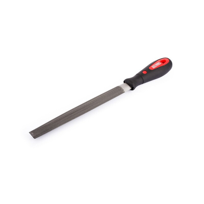 RS PRO 200mm, Bastard, Half Round Engineers File With Soft-Grip Handle