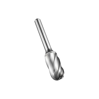 Dormer Ball Nosed Cylinder Burr, 9.6mm Capacity, Carbide Blade