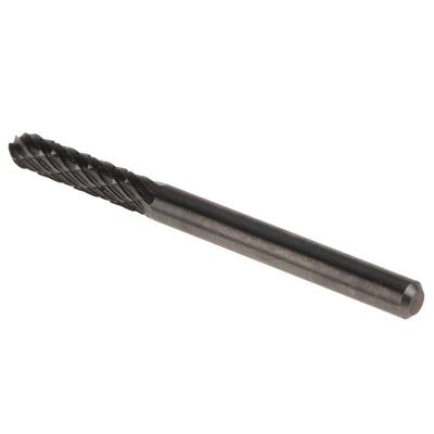 Dormer P805 Series Ball Nosed Cylinder Burr, 3.0mm Capacity, Carbide Blade