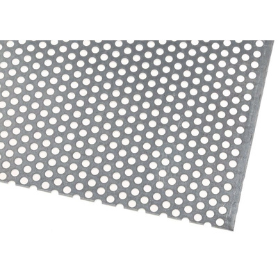 Perforated Aluminium Sheet, 3mm Hole, 500mm x 500mm x 1.2mm