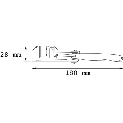 SAM 244-18 Series Wire Stripper, 1.1mm Min, 3.5mm Max, 180 mm Overall