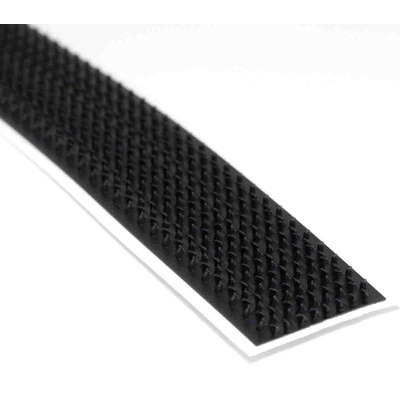Velcro Black Hook & Loop Tape, 25mm x 5m