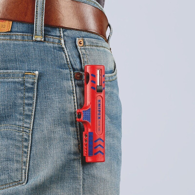 Knipex Wire Stripper, 8mm Min, 13mm Max, 125 mm Overall