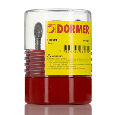 Dormer Ball Burr Set, Carbide Blade