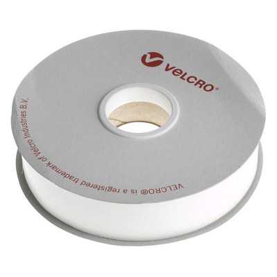 Velcro White Hook & Loop Tape, 22mm x 5m