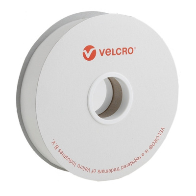 Velcro White Hook & Loop Tape, 22mm x 5m