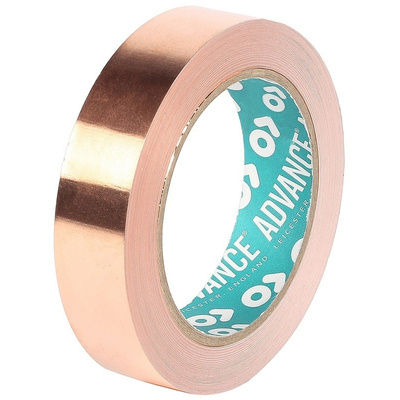 Advance Tapes AT525 Non-Conductive Copper Tape, 25mm x 33m