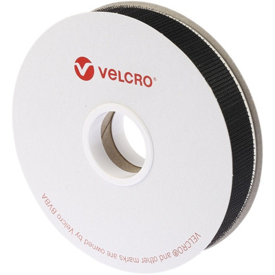 Velcro Black Hook & Loop Tape, 20mm x 5m