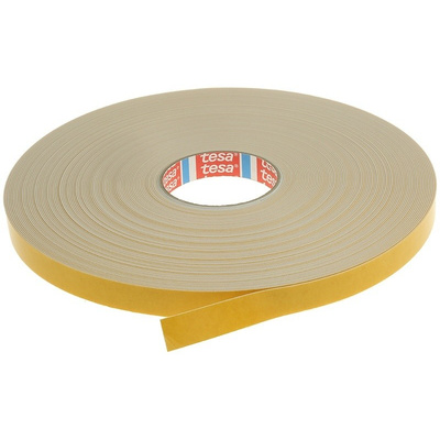 Tesa 4952 White Adhesive Foam Tape, 19mm x 50m, 1.15mm Thick