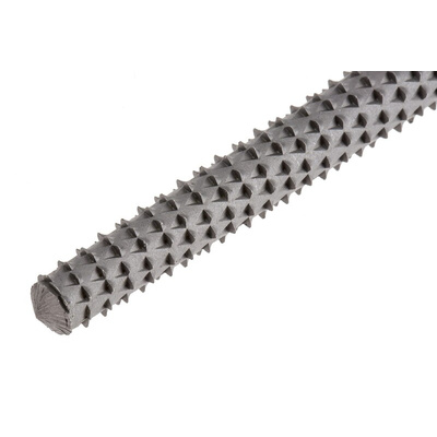 RS PRO 250mm, Bastard, Rasp Cut, Round Engineers File