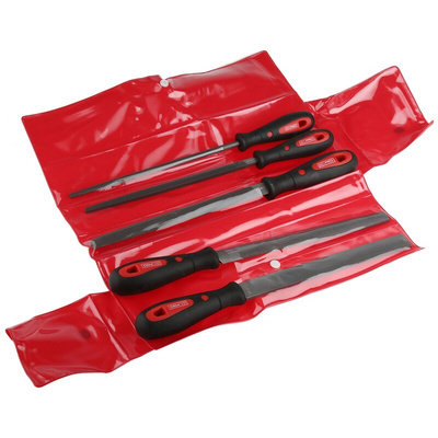 RS PRO 200mm, Bastard Engineers File Set With Soft-Grip Handle