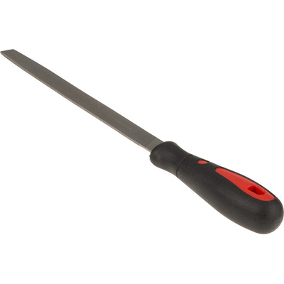 RS PRO 200mm, Second Cut, Half Round Engineers File With Soft-Grip Handle