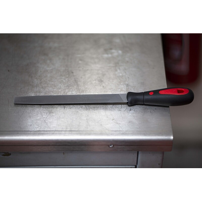 RS PRO 200mm, Second Cut, Half Round Engineers File With Soft-Grip Handle