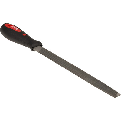 RS PRO 200mm, Second Cut, Half Round Engineers File With Soft-Grip Handle