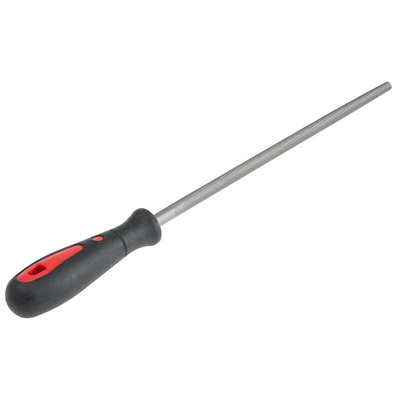 RS PRO 250mm, Second Cut, Round Engineers File With Soft-Grip Handle