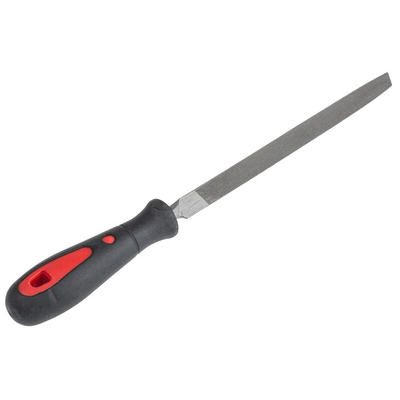 RS PRO 150mm, Second Cut, Three Square Engineers File With Soft-Grip Handle